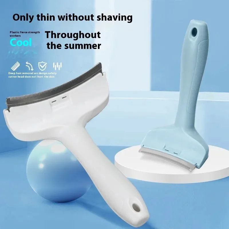 Undercoat Rake Dematting Tool Dog Shedding - 犬用スリッカーブラシ、アンダーコート除去ツール、犬猫子犬子猫用抜け毛取り、毛のもつれ解消、抜け毛除去用レーキ