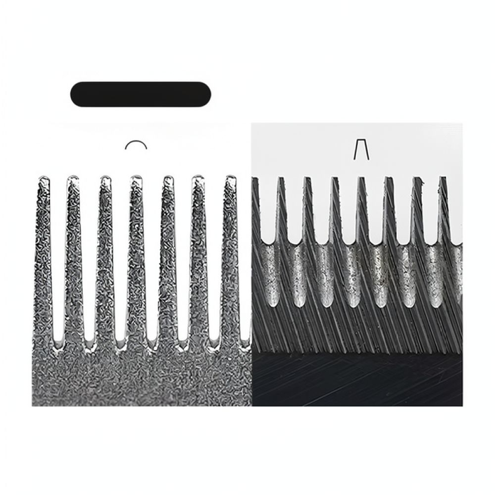 Undercoat Rake Dematting Tool Dog Shedding - ペット用グルーミングツール。猫や犬の抜け毛を効果的に取り除くための、カーブした形状の毛取りコーム。耐久性に優れたグルーミングブラシ。