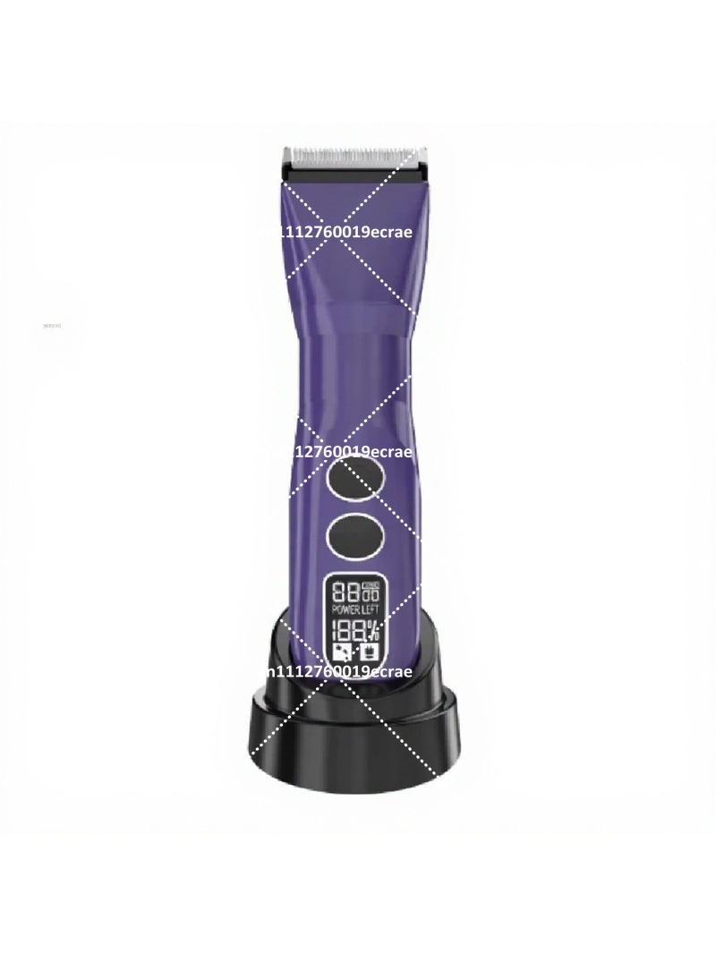 Cordless Dog Clippers Low Noise Grooming - 調整可能な低騒音ペットバリカン、犬猫用コードレス充電式電動トリマー、家庭用グルーミングキット