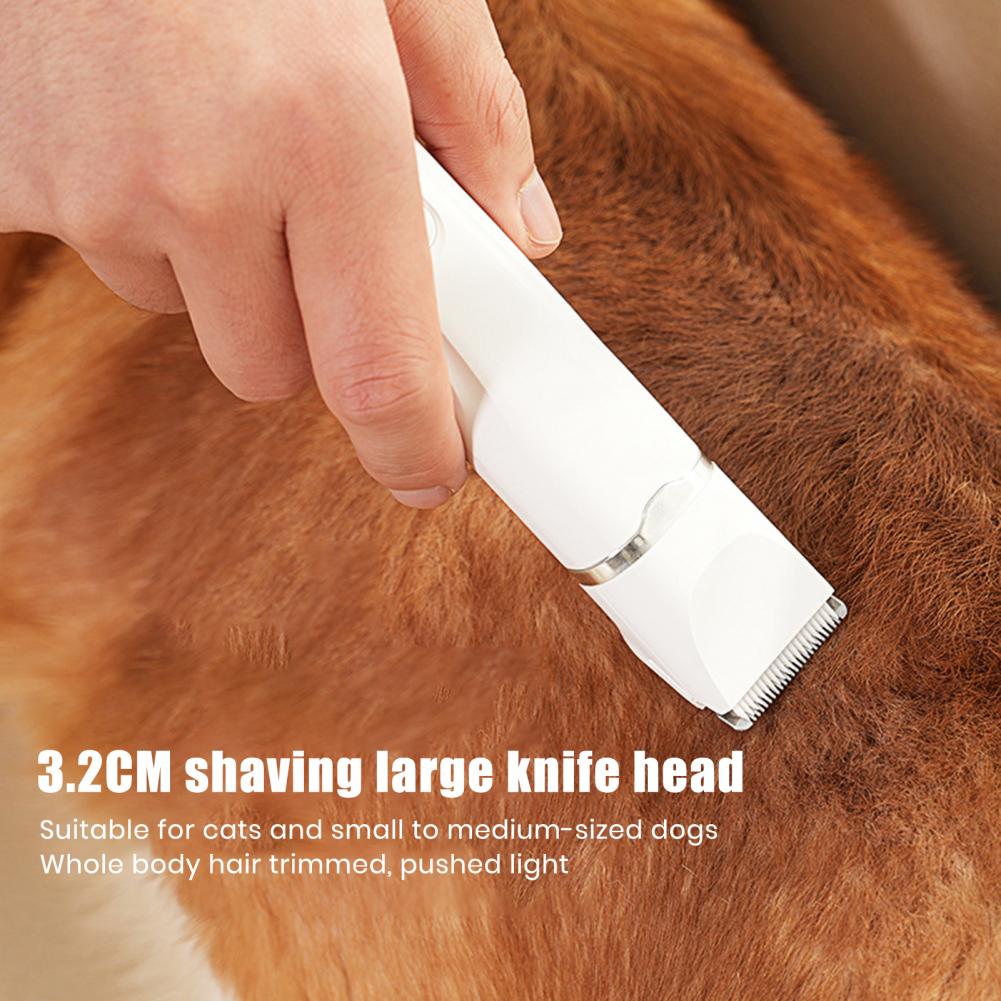 Cordless Dog Clippers Low Noise Grooming - ペットバリカンヘッド プロフェッショナル犬グルーミングキット ネイルグラインダー付き コードレスペットバリカン 猫用 低ノイズ電動