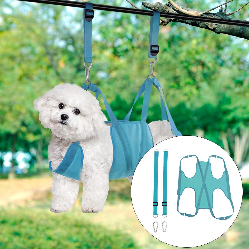 犬のグルーミング用ハンモック。爪の手入れ、小型・大型ペットの - Pet Grooming Hammock Sling Restraint のレビューと価格