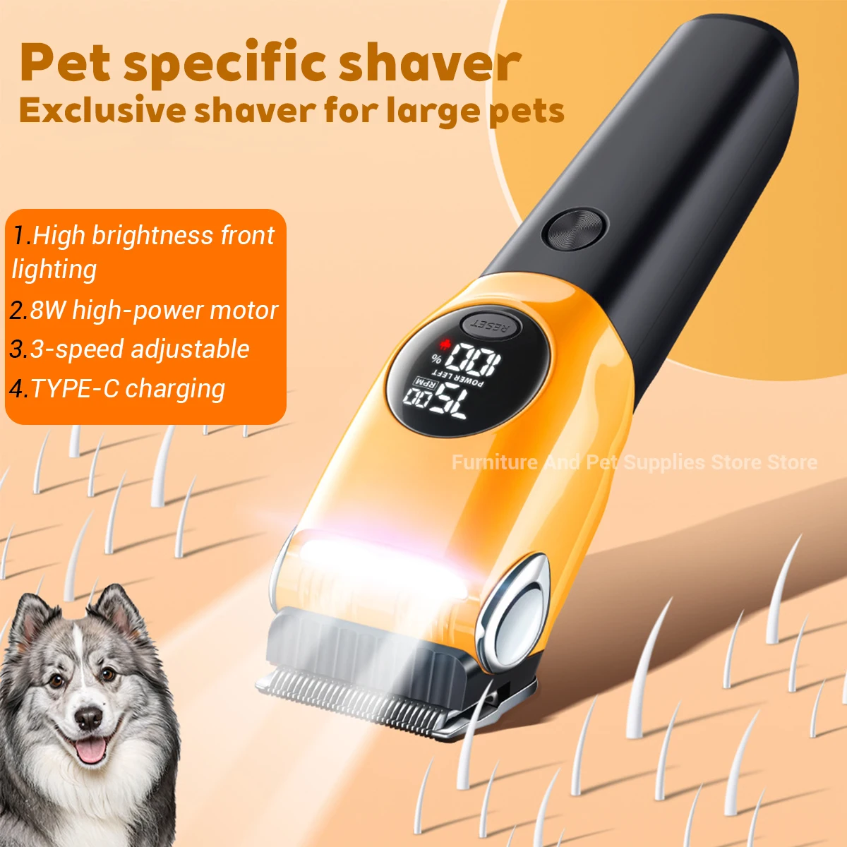 電気犬用グルーミングクリッパー、プロ用ペットバリカン、コード - Cordless Dog Clippers Low Noise Grooming のレビューと価格