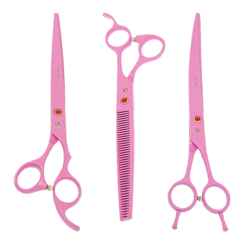 8.0インチ 日本製スチール製ドッググルーミングシザー プロ - Professional Pet Grooming Scissors Curved のレビューと価格