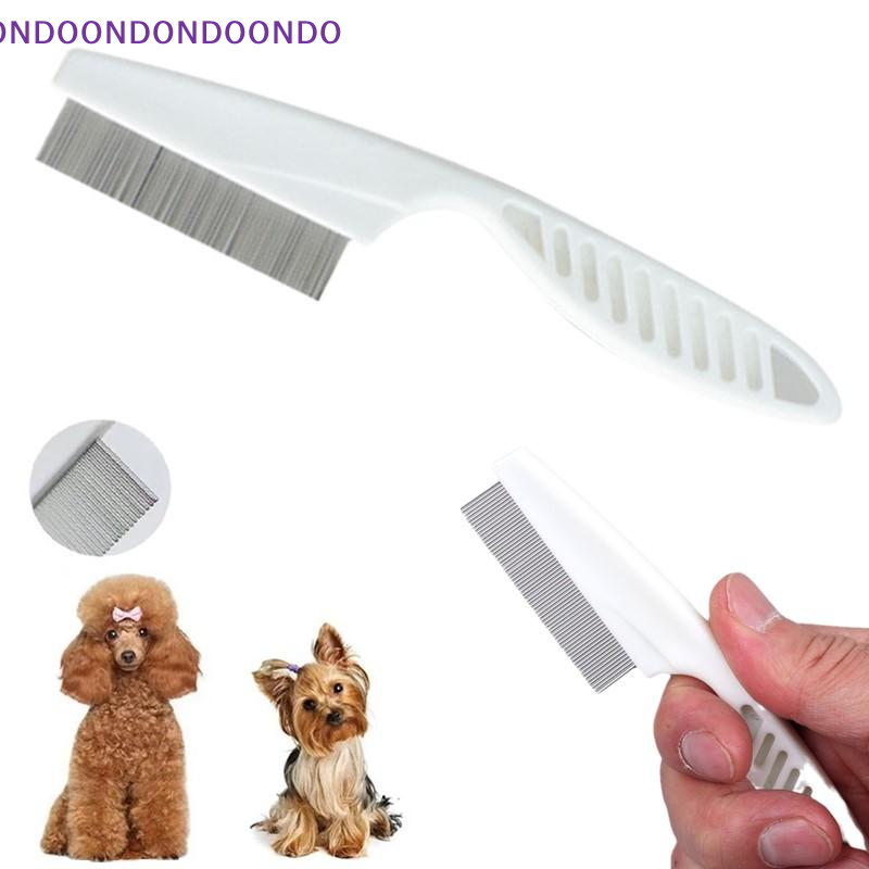 ペット用、涙やけ除去、ノミ取り、犬や猫の目の周りや顔の毛の汚 - Flea Comb Fine Tooth Pet Tear Stain のレビューと価格