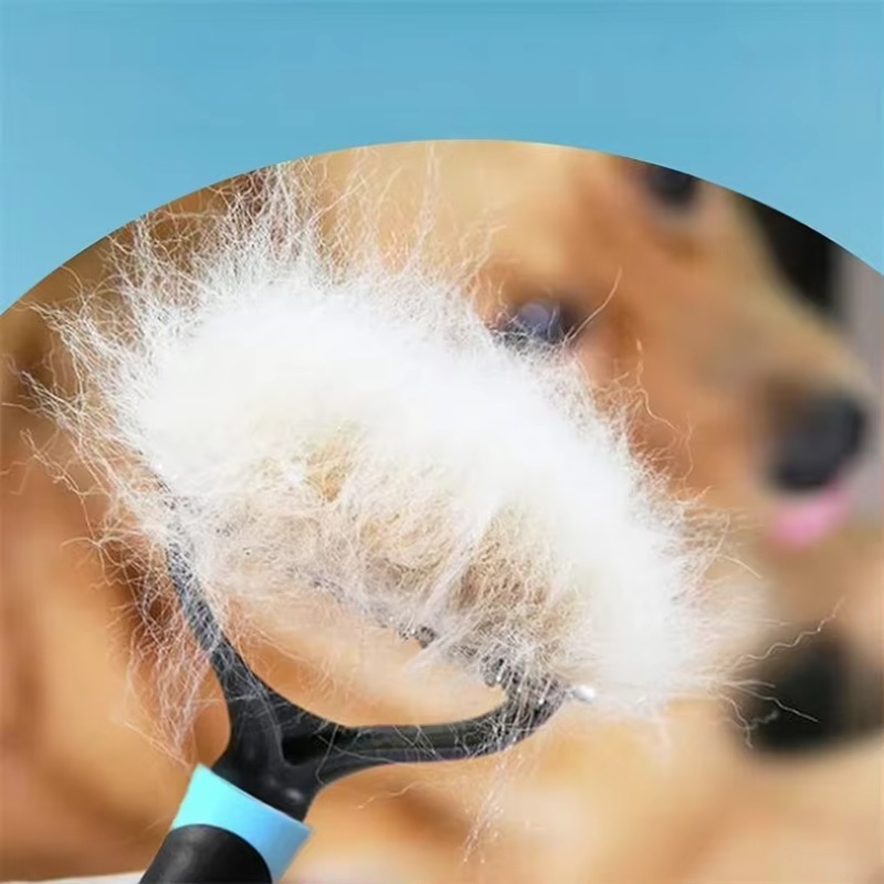 プロ仕様のペット用抜け毛取りブラシ。両面仕様で、犬や猫の毛玉 - Undercoat Rake Dematting Tool Dog Shedding のレビューと価格