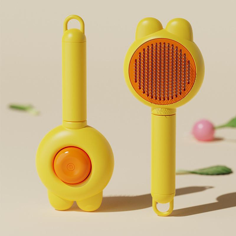 セルフクリーニング機能付きペット用スリッカーブラシ。ワンクリ - Slicker Brush Self Cleaning Pet Grooming のレビューと価格