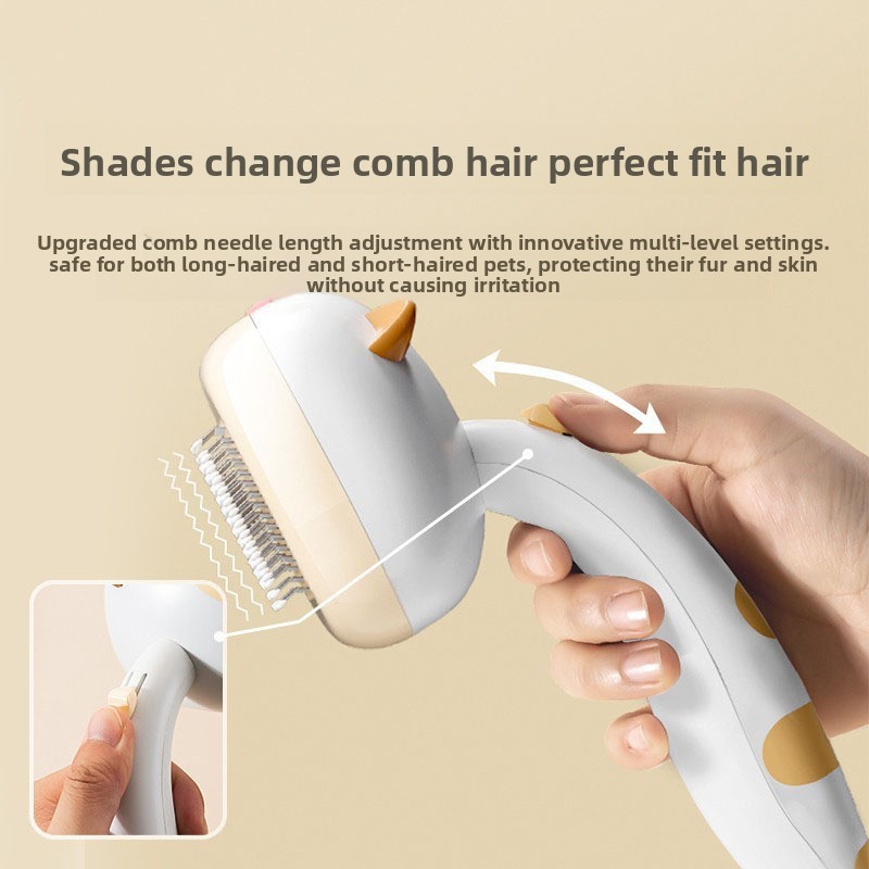 ペットグルーミングブラシ ステンレス鋼針櫛 セルフクリーニン - Slicker Brush Self Cleaning Pet Grooming のレビューと価格