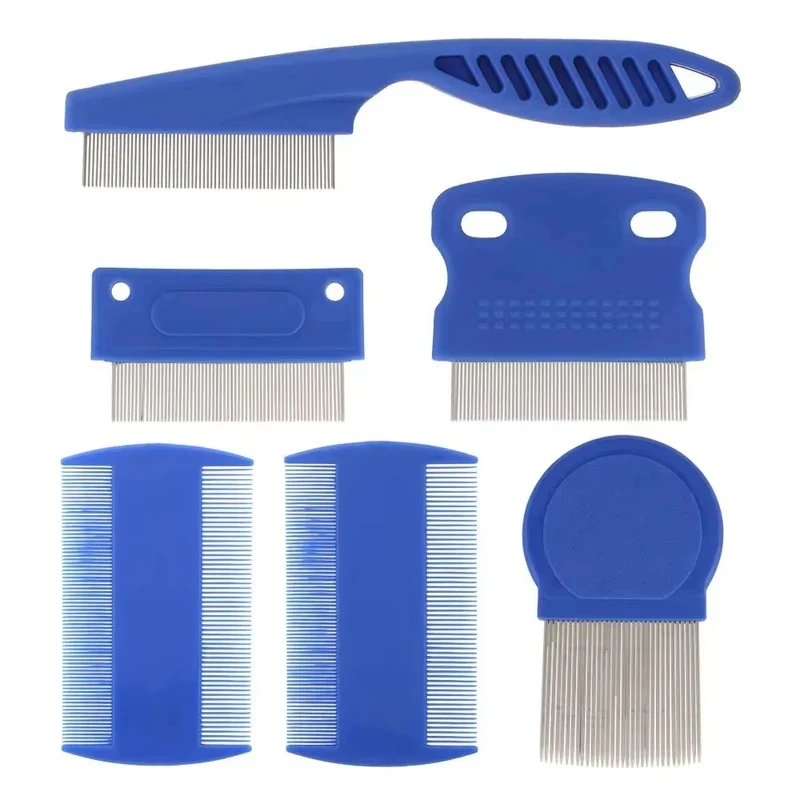 6本セット ペット用ノミ取りコーム ステンレス製 細かい歯の - Flea Comb Fine Tooth Pet Tear Stain のレビューと価格