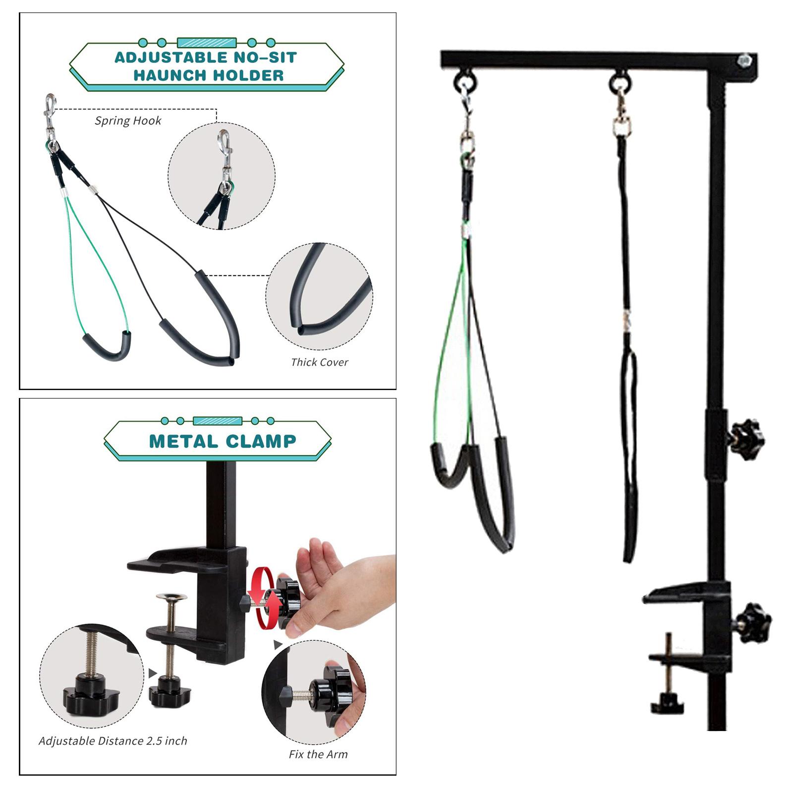 折りたたみ式ペットグルーミングアーム（クランプ付き）、中小型 - Folding Pet Grooming Table Arm Clamp のレビューと価格