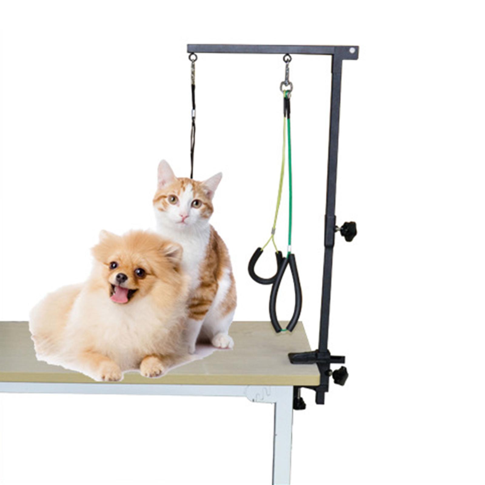 クランプ付きドッググルーミングアーム ペット入浴ステーション - Folding Pet Grooming Table Arm Clamp のレビューと価格