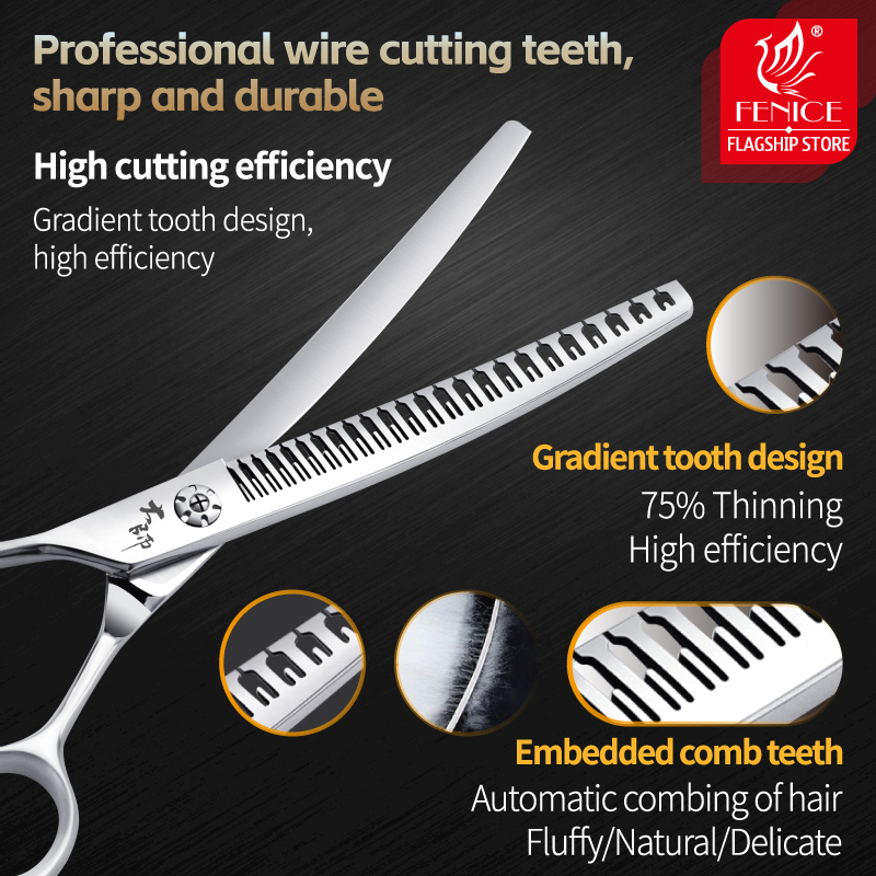 フェニーチェプロフェッショナル左利き 7 インチ JP440 - Professional Pet Grooming Scissors Curved のレビューと価格