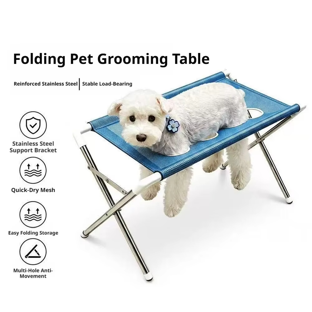 ペット用グルーミングハンモックスタンド、犬猫用爪切りテーブル - Pet Grooming Hammock Sling Restraint のレビューと価格