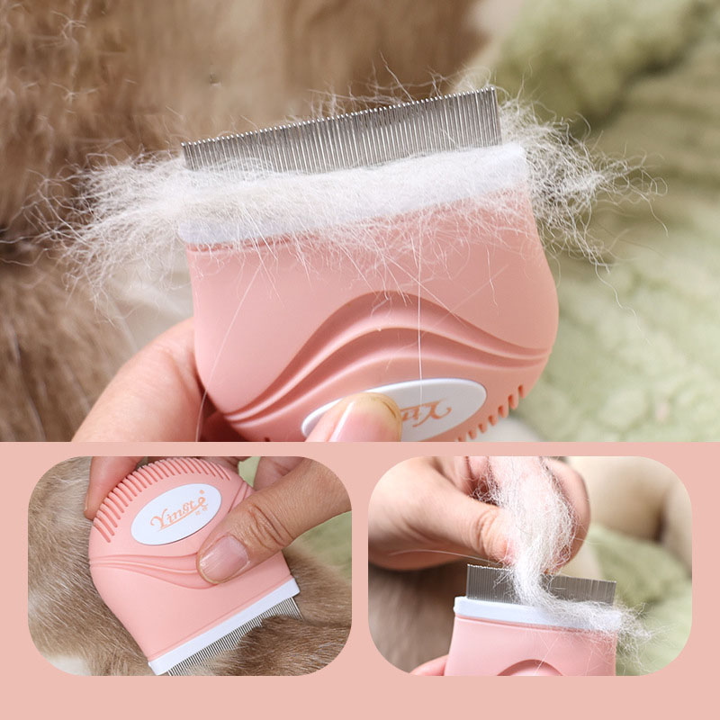 ペット用ノミ取り櫛 ステンレス製 細歯 犬猫用グルーミングブ - Flea Comb Fine Tooth Pet Tear Stain のレビューと価格
