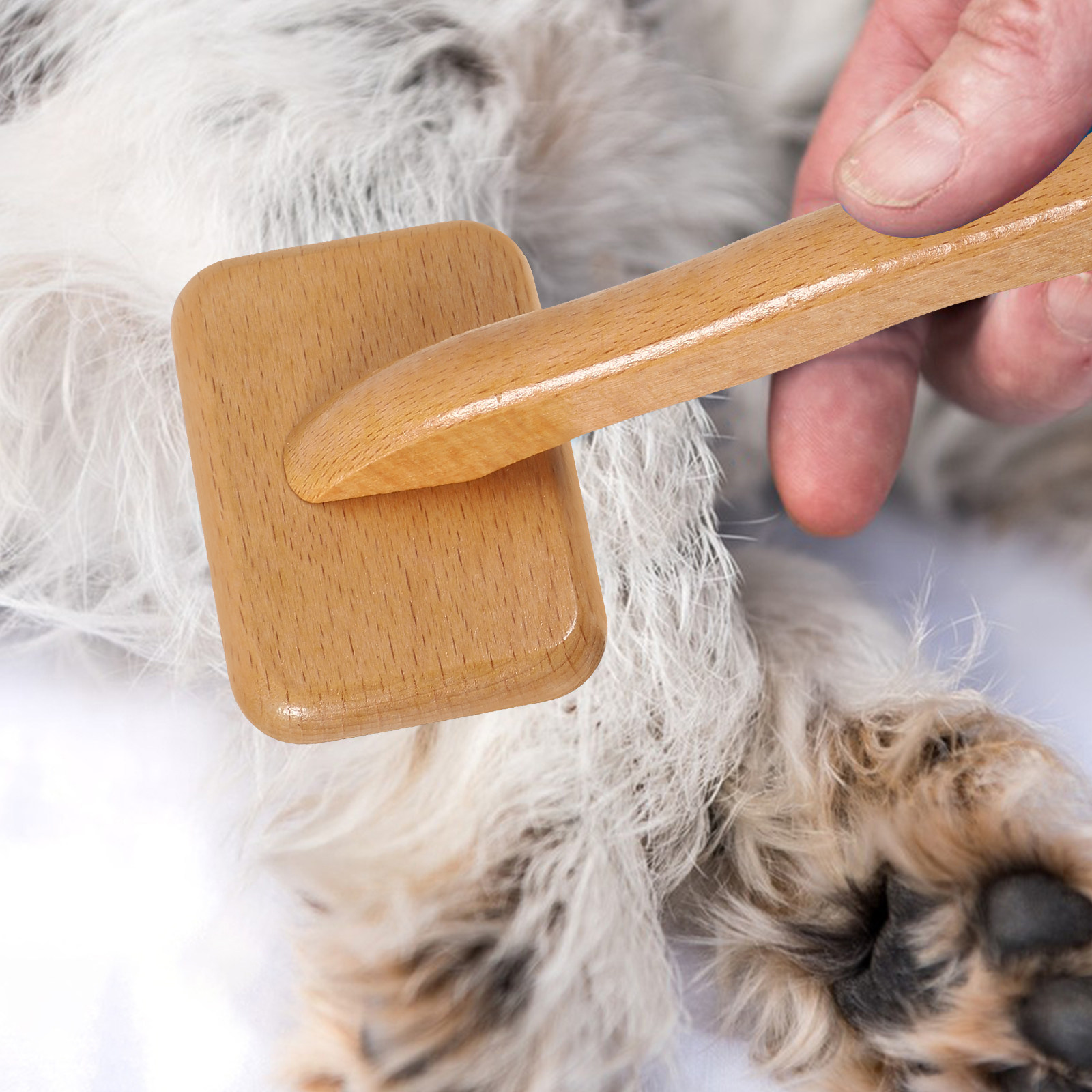 犬用木製コーム、自動洗浄機能付きペット用グルーミングブラシ、 - Slicker Brush Self Cleaning Pet Grooming のレビューと価格