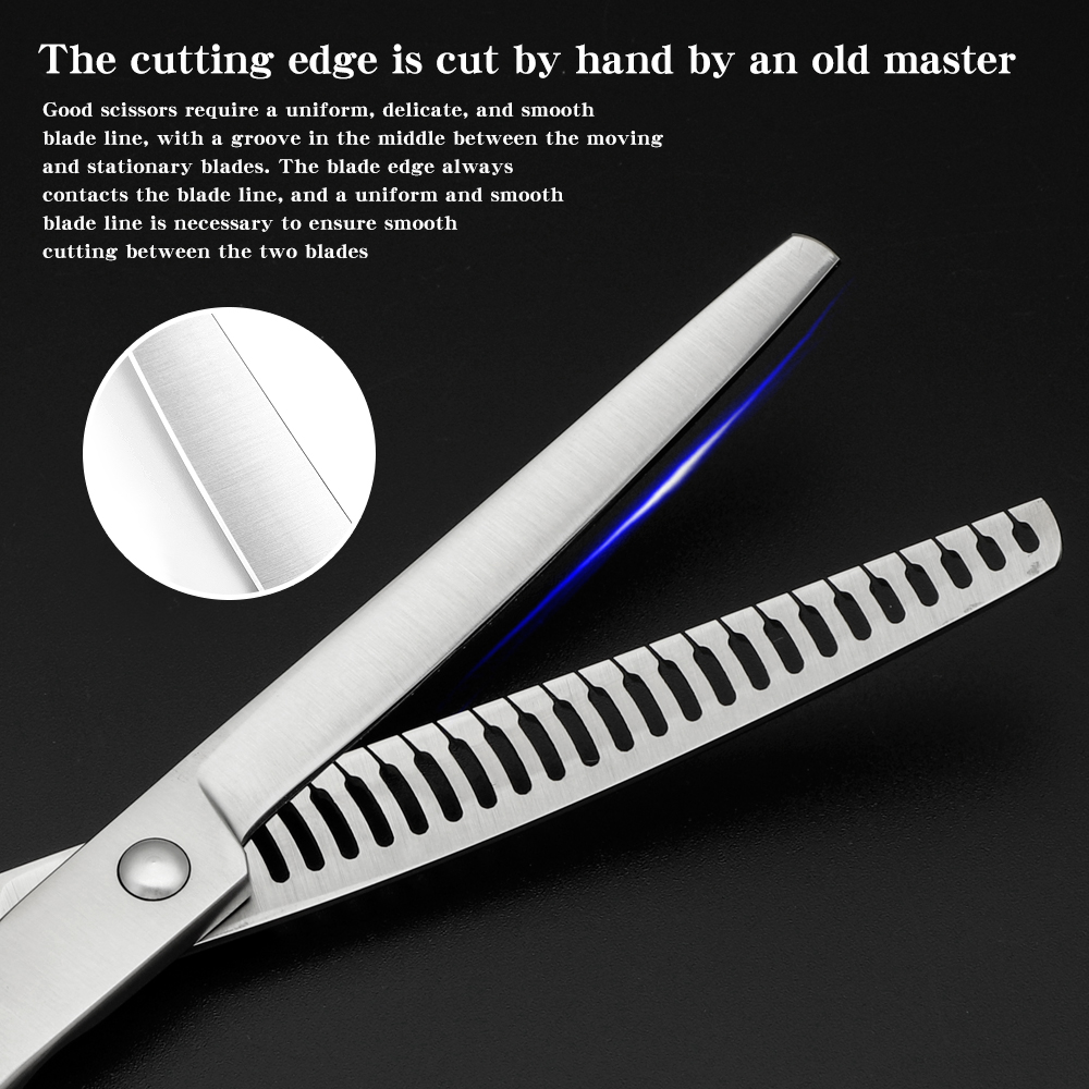 プロ用ペットグルーミングハサミ 7インチペットヘアトリミング - Professional Pet Grooming Scissors Curved のレビューと価格