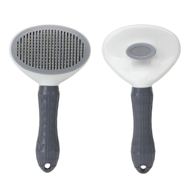 猫用グルーミングブラシ、自動洗浄機能付き、うさぎ耳型、抜け毛 - Slicker Brush Self Cleaning Pet Grooming のレビューと価格