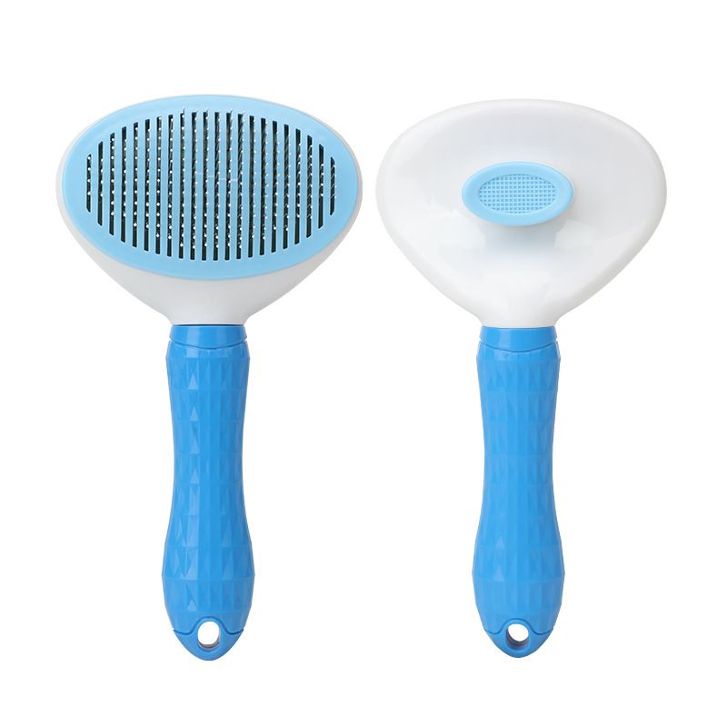 猫用グルーミングブラシ、自動洗浄機能付き、うさぎ耳型、抜け毛 - Slicker Brush Self Cleaning Pet Grooming のレビューと価格