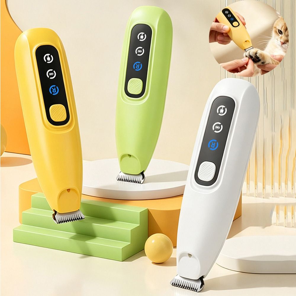 便利なLEDライト付きペット用爪切り。安全なコードレス式で、 - Cordless Dog Clippers Low Noise Grooming のレビューと価格