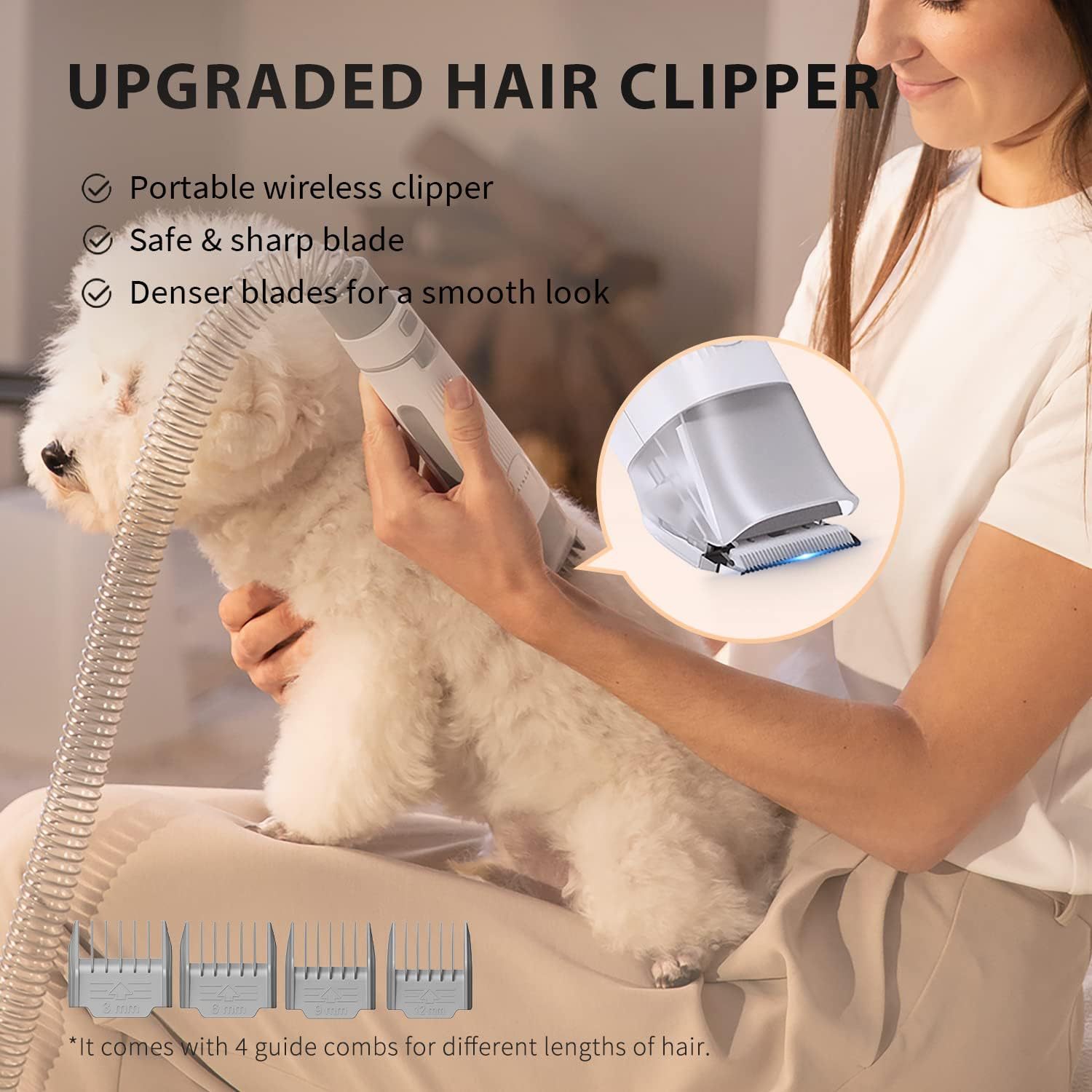 PETKIT エアクリッパー 5-in-1 ペットグルーミン - Pet Grooming Vacuum Suction Kit 5 In 1 のレビューと価格