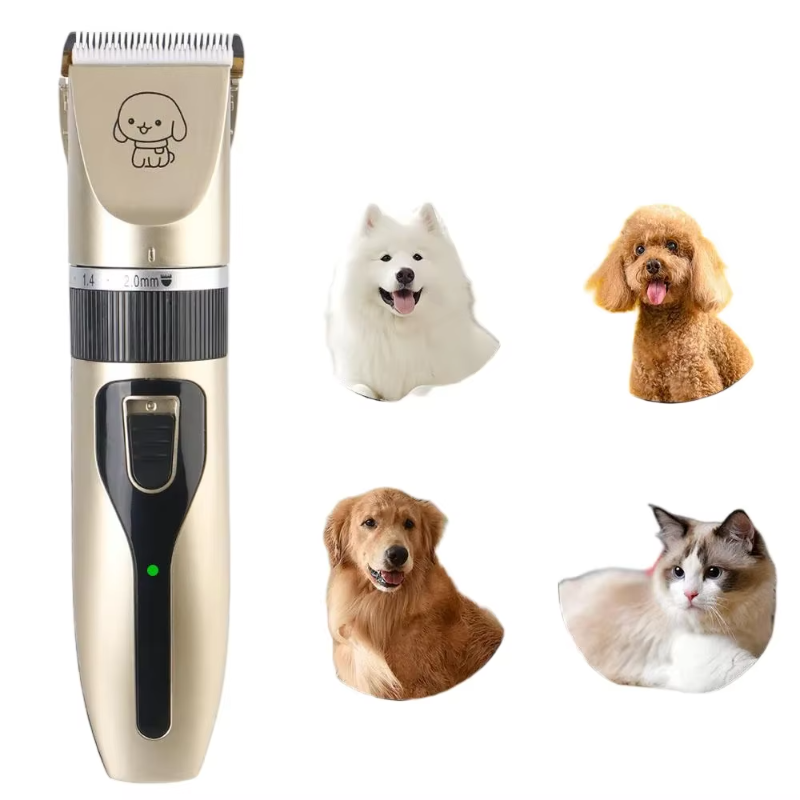 充電式ペット用電動バリカン、低騒音ヘアトリマー、コードレスグ - Cordless Dog Clippers Low Noise Grooming のレビューと価格