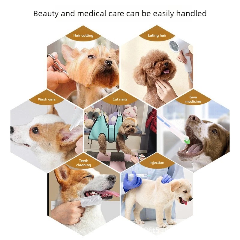 猫用グルーミングハンモックハーネス 猫犬用リラックスネイルト - Pet Grooming Hammock Sling Restraint のレビューと価格