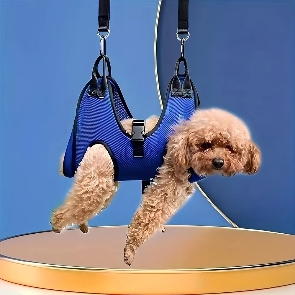 大型ペットグルーミングハンモック、吊り下げ式テディフックタイ - Pet Grooming Hammock Sling Restraint のレビューと価格