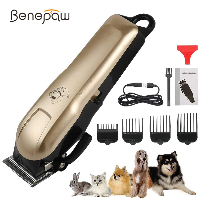 Benepaw-犬と猫のためのプロの電気バリカン,usb充電 - Cordless Dog Clippers Low Noise Grooming のレビューと価格