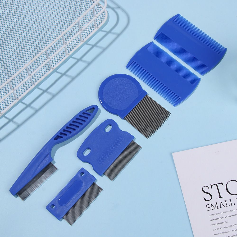 6個セット ステンレス製 涙やけ除去 細歯のシラミ取り櫛 ペ - Flea Comb Fine Tooth Pet Tear Stain のレビューと価格