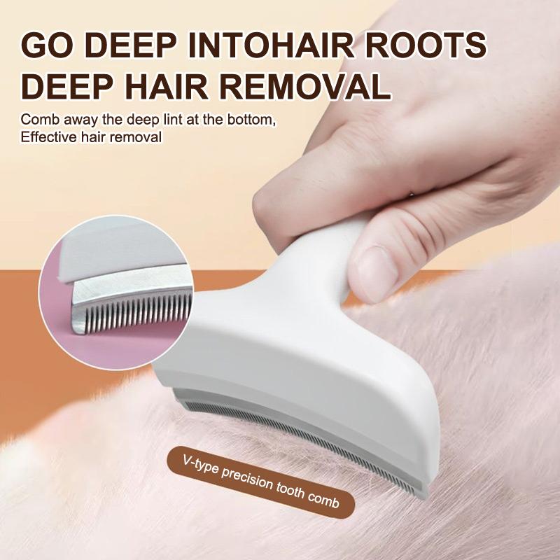 犬用スリッカーブラシ、犬や猫、子犬、子猫の抜け毛取り、毛玉取 - Undercoat Rake Dematting Tool Dog Shedding のレビューと価格