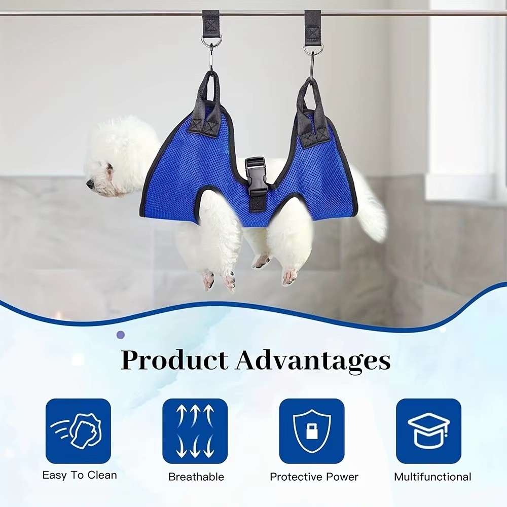 大型ペットグルーミングハンモック　傷防止テディフックタイプペ - Pet Grooming Hammock Sling Restraint のレビューと価格