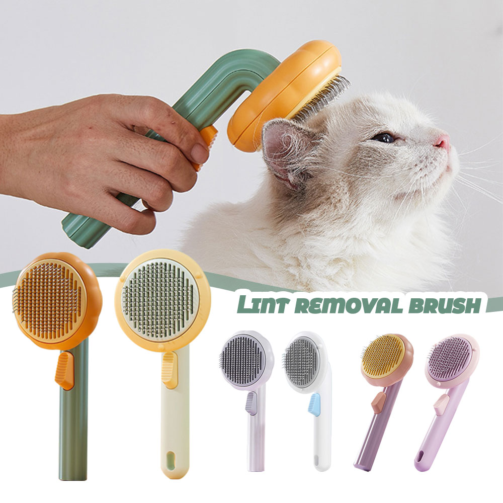 ペットの毛取りコーム 猫用ブラシ セルフクリーニング スリッ - Slicker Brush Self Cleaning Pet Grooming のレビューと価格
