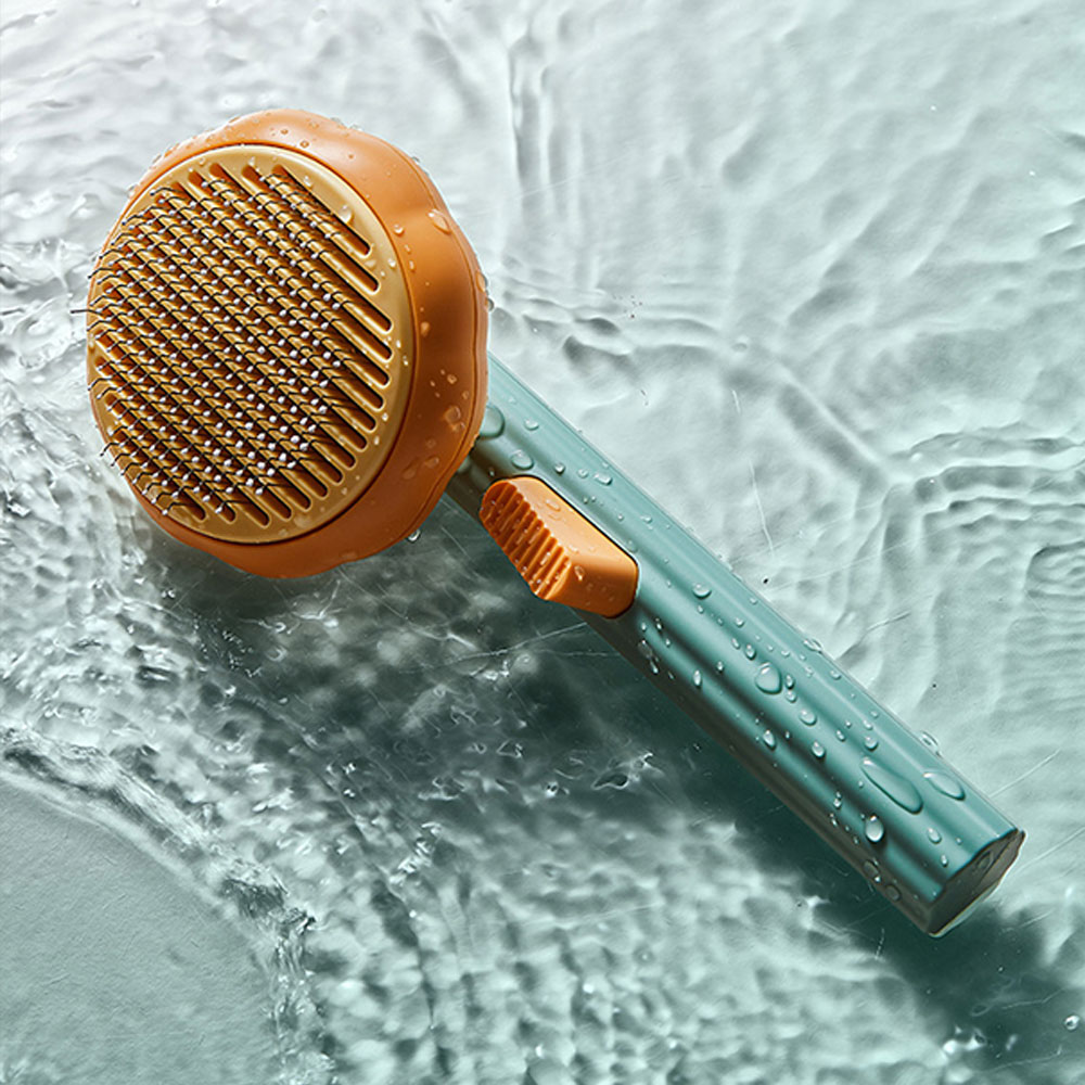 ペットの毛取りコーム 猫用ブラシ セルフクリーニング スリッ - Slicker Brush Self Cleaning Pet Grooming のレビューと価格