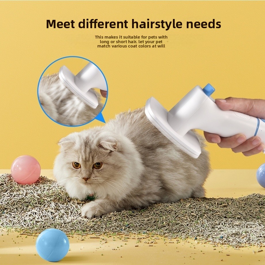 多機能ペット掃除機、13kPa吸引力、低騒音75dB、犬猫用 - Pet Grooming Vacuum Suction Kit 5 In 1 のレビューと価格