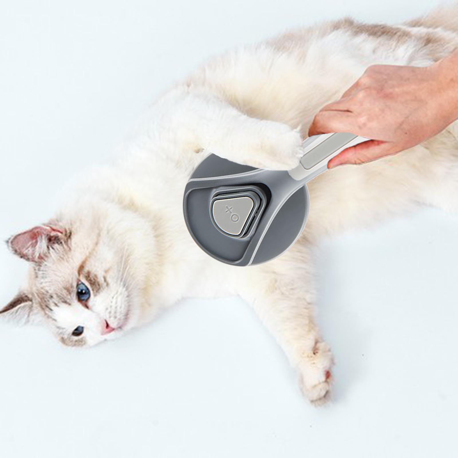 猫犬用グルーミングブラシ、子猫用スリッカーブラシ、ペット用セ - Slicker Brush Self Cleaning Pet Grooming のレビューと価格