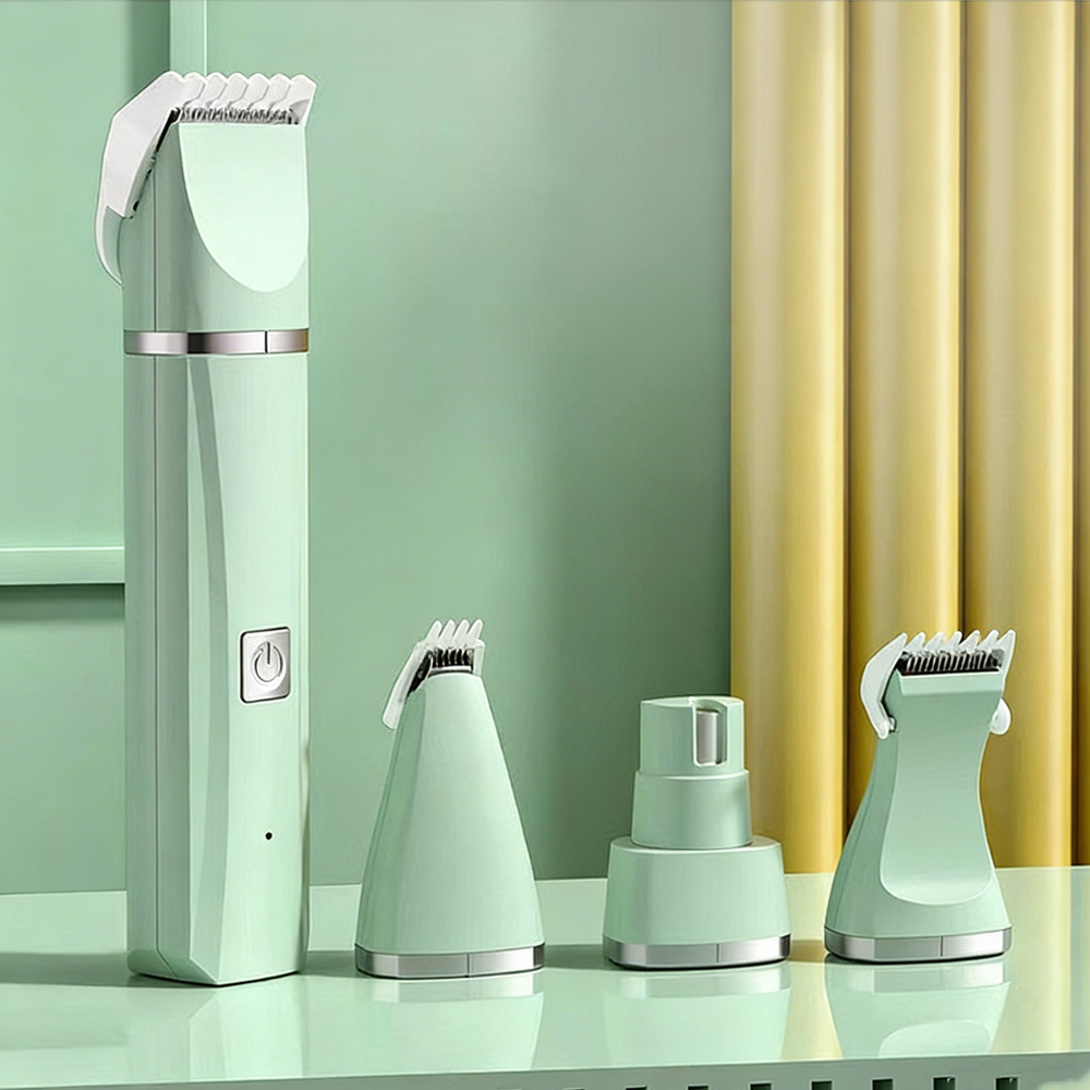 4-in-1ペットグルーミングケアセット 4種類の刃 犬用ト - Cordless Dog Clippers Low Noise Grooming のレビューと価格