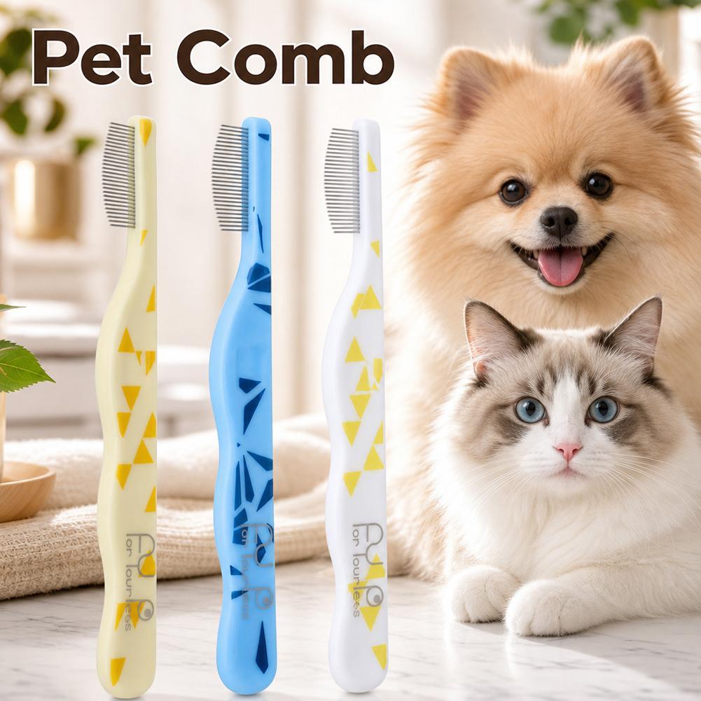 猫用フェイスコーム ミニステンレス製涙やけ除去ブラシ 小型犬 - Flea Comb Fine Tooth Pet Tear Stain のレビューと価格