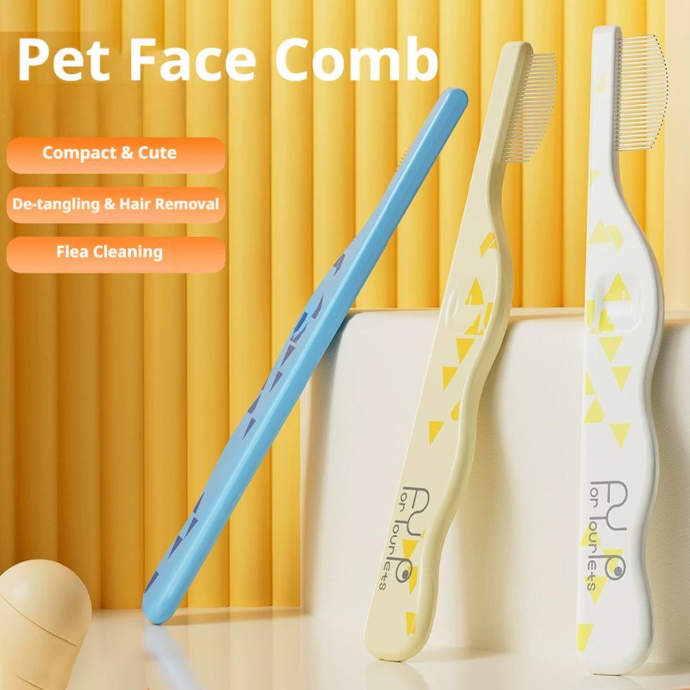 猫用フェイスコーム ミニステンレス製涙やけ除去ブラシ 小型犬 - Flea Comb Fine Tooth Pet Tear Stain のレビューと価格
