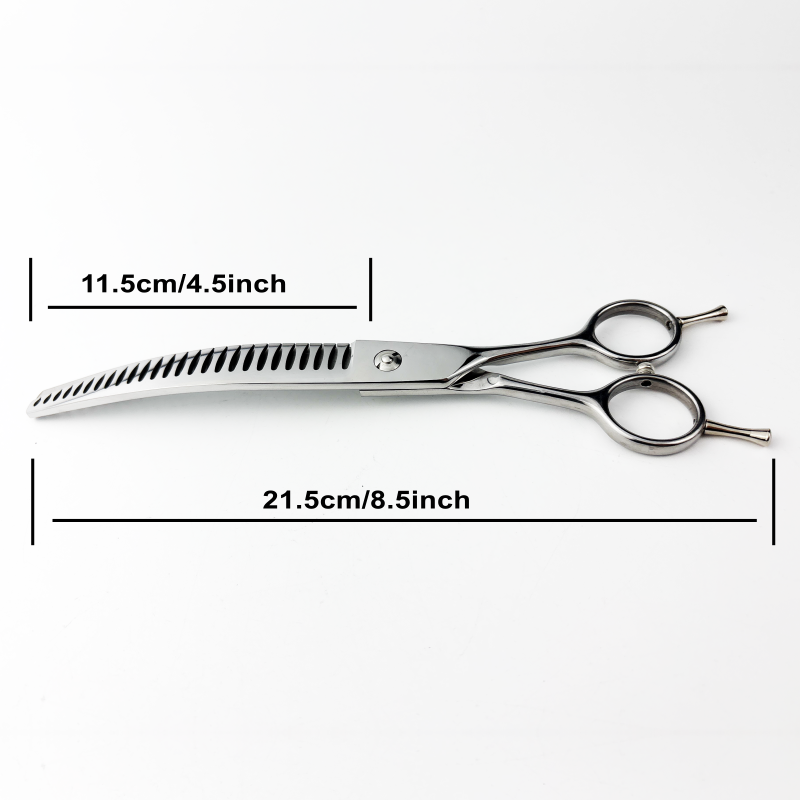 Wingsbro 8/7インチ犬用カーブグルーミングシザー、 - Professional Pet Grooming Scissors Curved のレビューと価格